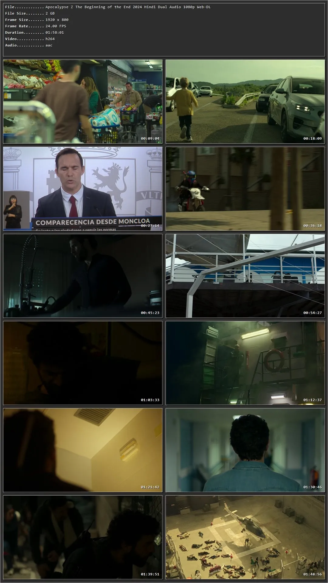 Apocalypse Z The Beginning of the End 2024 Hindi Dual Audio HDRip 1080p – 720p – 480p