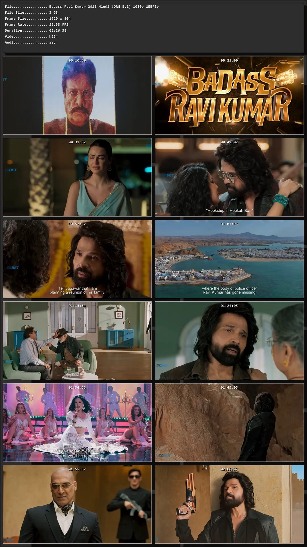 Badass Ravi Kumar (2025) Hindi HDRip 720p – 480p – 1080p