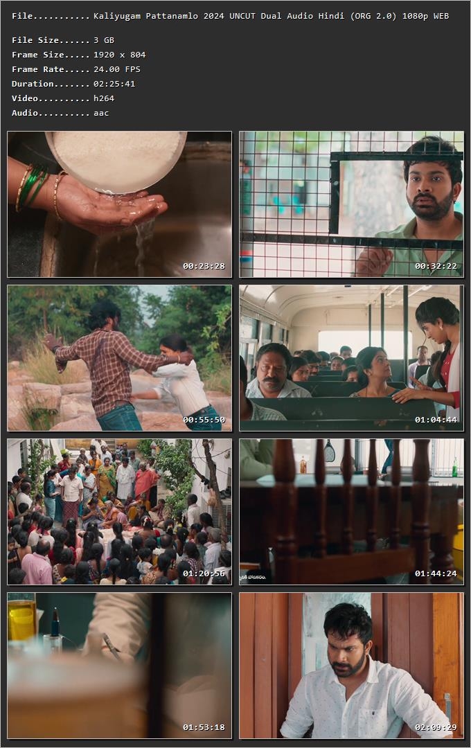 Kaliyugam Pattanamlo 2024 [Hindi + Telugu] HDRip 720p – 480p – 1080p