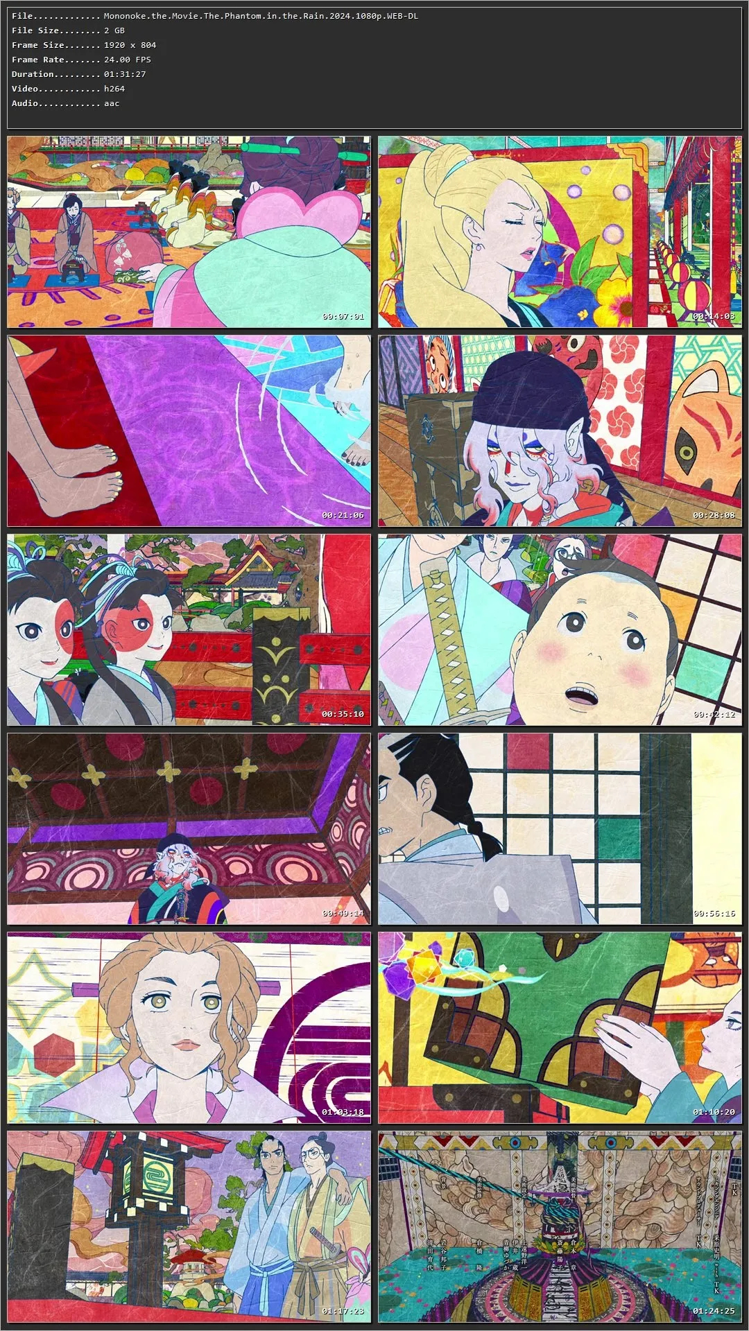 Mononoke the Movie: The Phantom in the Rain (2024) Hindi Dual Audio HDRip 1080p – 720p – 480p