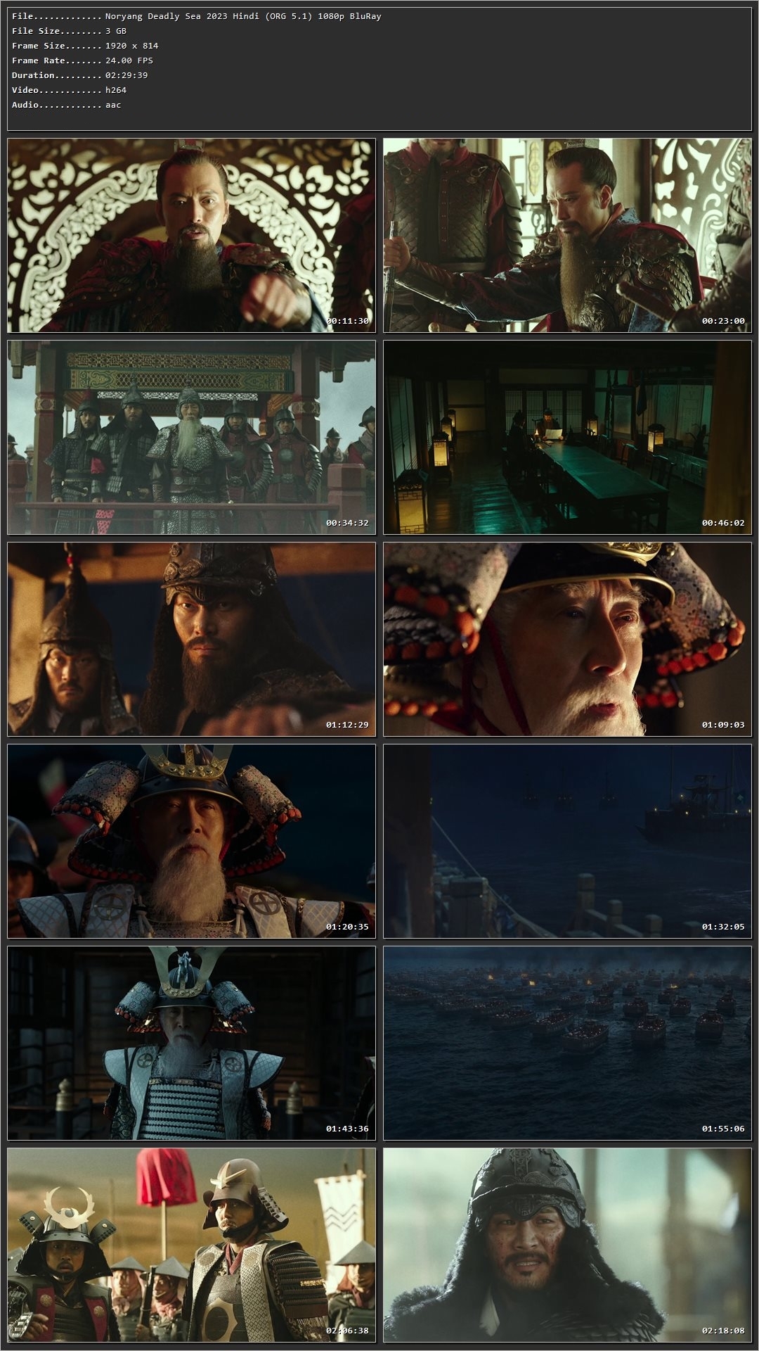 Noryang Deadly Sea 2023 Hindi Dubbed HDRip 720p – 480p – 1080p