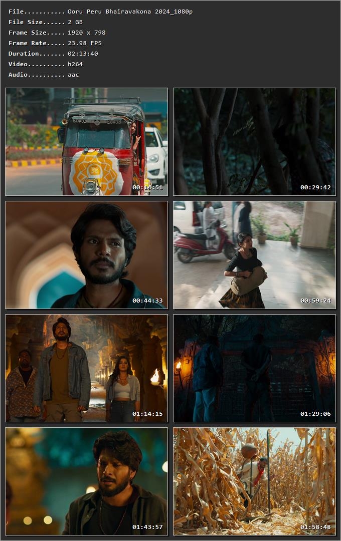 Ooru Peru Bhairavakona 2024 [Hindi + Telugu] HDRip 720p – 480p – 1080p
