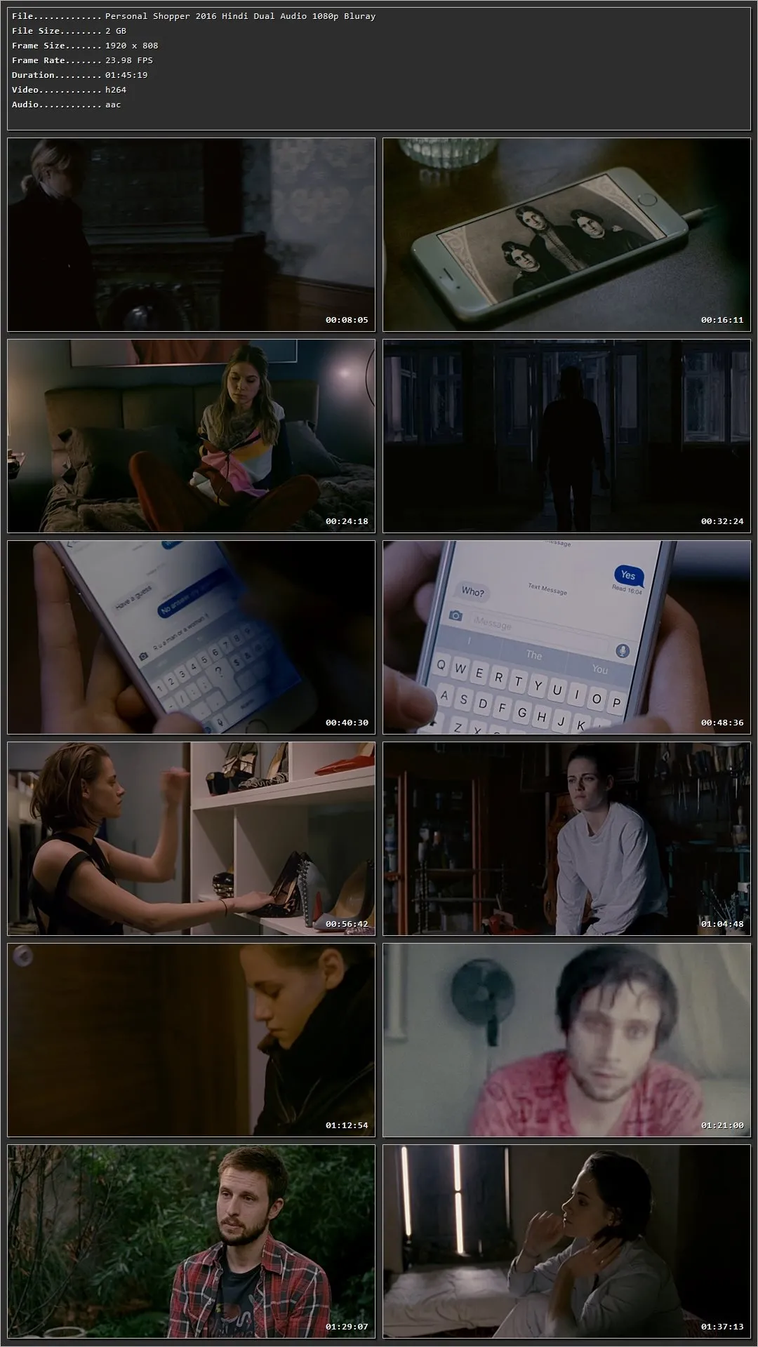 Personal Shopper 2016 Hindi Dual Audio HDRip 1080p – 720p – 480p