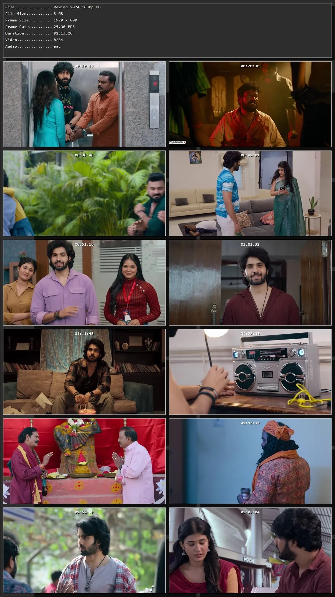 Rewind (2024) [Hindi + Telugu] HDRip 720p – 480p – 1080p