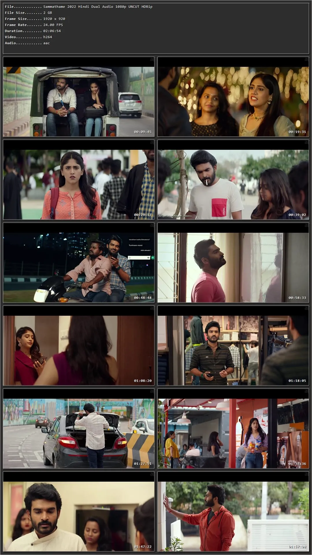 Sammathame 2022 Hindi Dual Audio HDRip 1080p – 720p – 480p