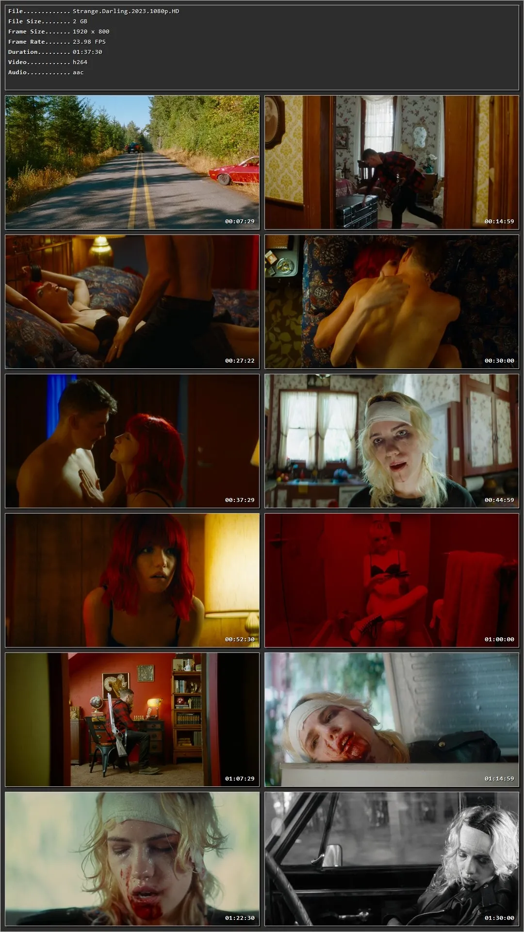 Strange Darling (2023) Hindi Dual Audio HDRip 1080p – 720p – 480p