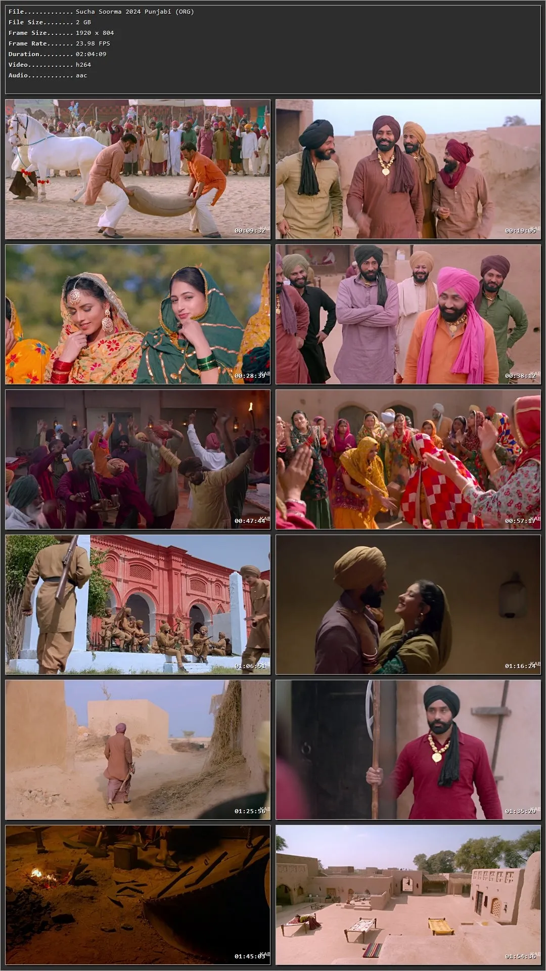 Sucha Soorma 2024 Punjabi HDRip 720p – 480p – 1080p