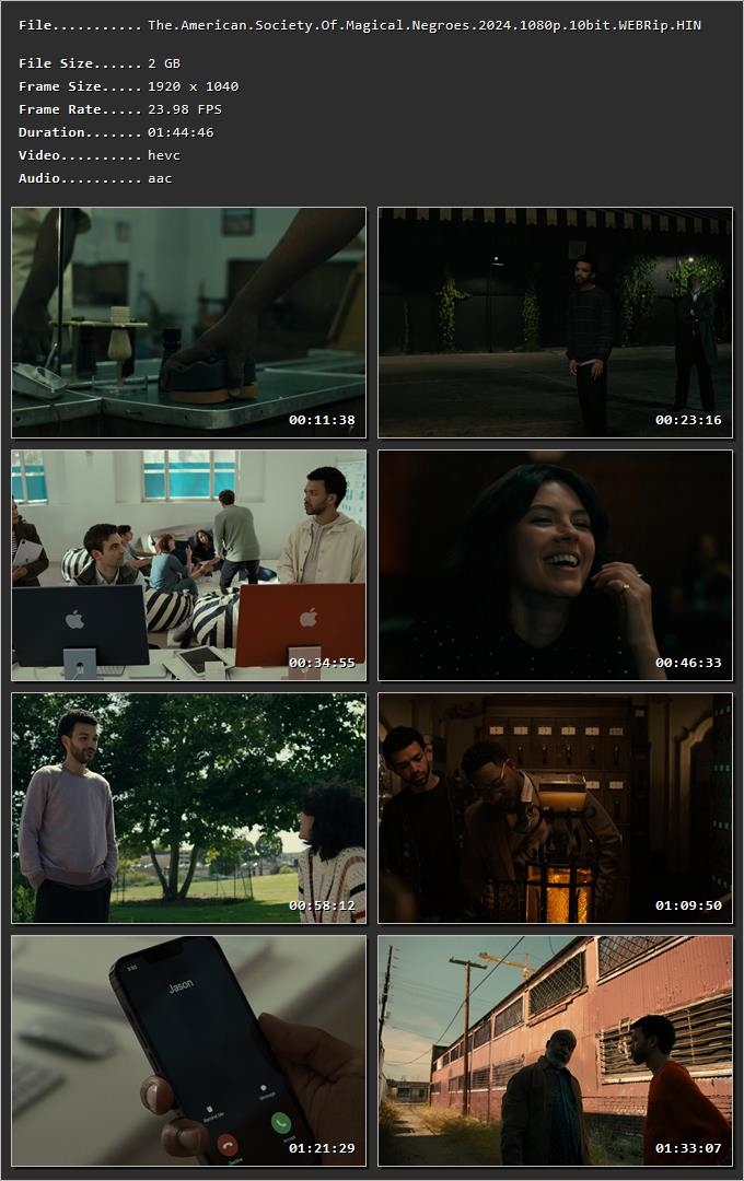The American Society of Magical Negroes (2024) Hindi Dual Audio HDRip 1080p – 720p – 480p