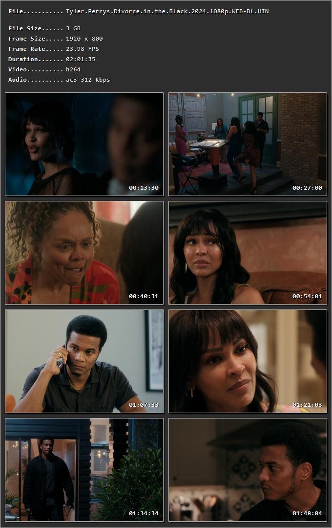 Tyler Perry’s Divorce in the Black (2024) Hindi Dual Audio HDRip 1080p – 720p – 480p